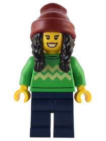 Holiday Shopper - Bright Green Sweater