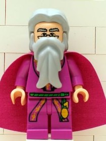 Albus Dumbledore - Bordó köpeny, Szürke haj