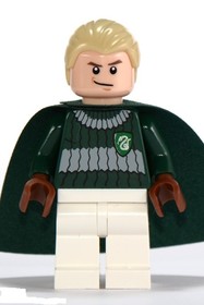 Draco Malfoy - Zöld Kviddics Ruha, Fehér nadrág