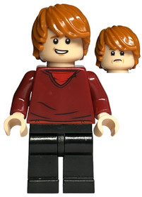Ron Weasley - Sötétpiros pulóver, Fekete nadrág