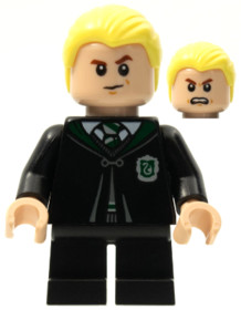 Draco Malfoy - Fekete Mardekár köpeny, Fekete nadrág