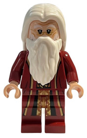 Albus Dumbledore - Sötétbordó köpeny, Fehér haj