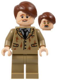Professor Remus Lupin, Dark Tan Suit, Tattered