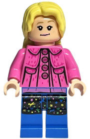 Luna Lovegood - Dark Pink Jacket, Long Hair