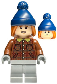 Ron Weasley - Vörösbarna dzseki, Kékesszürke nadrág, Narancssárga haj sötétkék sapka