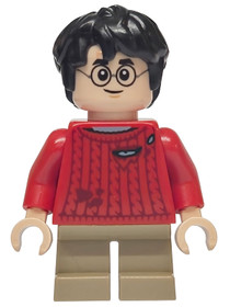Harry Potter piros kötött pulóverben
