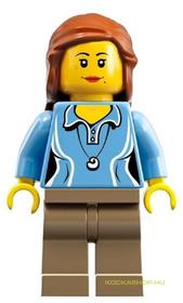 Tudományoskutatónő Minifigura 010, kék top