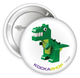 Kockashop kitűző 1.sorozat - Dínó