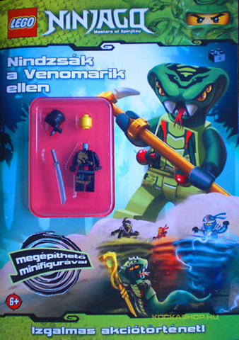 LEGO® Seasonal LNC6 - Ninjago foglalkoztatófüzet - Nindzsák a Venomarik ellen, minifigurával