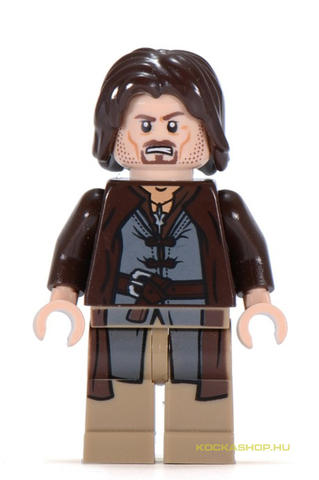 LEGO® Minifigurák lor017 - Aragorn - Sötétbarna lábak