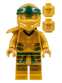 Lloyd (Golden Ninja), Right Shoulder Armor, Pearl Gold Head - Legacy