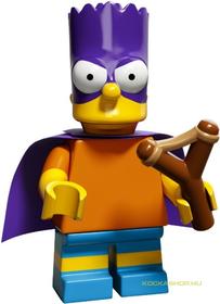 Bart Simpson minifigura Batman ruhában