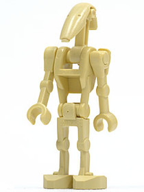 Battle Droid - homok színű, egyenes karok