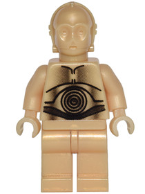 C-3PO világos-arany minifigura