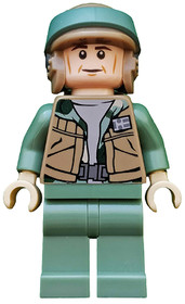Rebel Kommandós minifigura sötétbarna mellényben