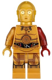 C3PO - Sötétpiros Karral
