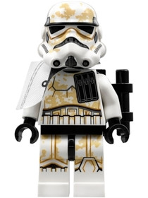 Sandtrooper - Fehér Vállvédővel, Töltény Táskával és Homok Festéssel