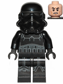 Imperial Shadow Trooper (Dual Molded Helmet) - Male, Light Nougat Head, Scowl