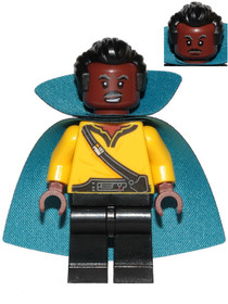 Lando Calrissian - idős, köpennyel és gallérral
