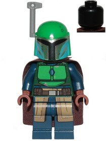 Mandalorian Tribe Warrior - Zöld Sisakkal