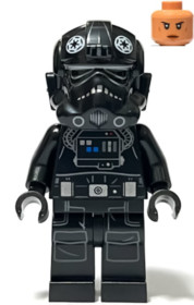 Imperial TIE Fighter / Interceptor Pilot - Female, Nougat Head