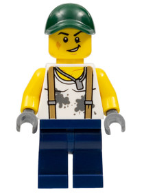 Mechanic - Dark Green Cap, Dark Blue Legs