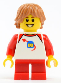 Boy with White Classic Space Shirt