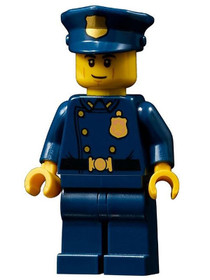 Police Officer, Smirk (1940s Era)