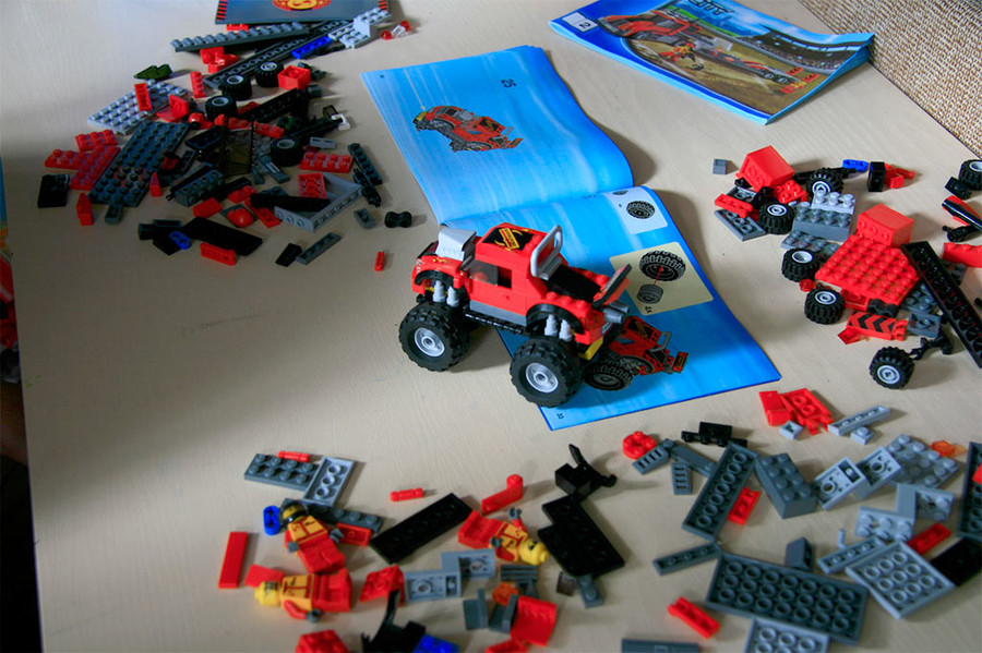 MonsterTruck szállítójárművel