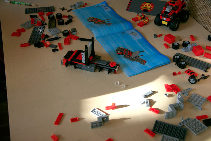 MonsterTruck szállítójárművel