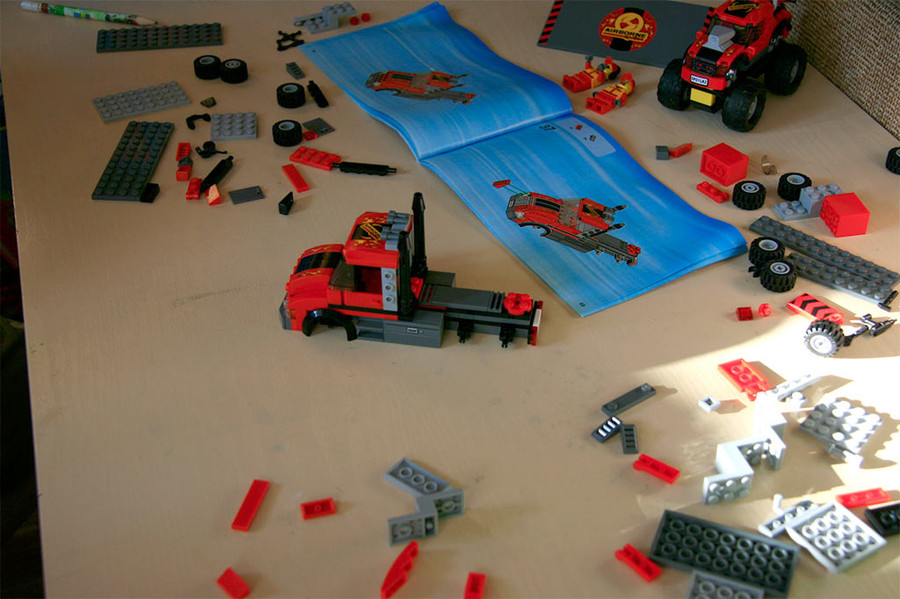 MonsterTruck szállítójárművel