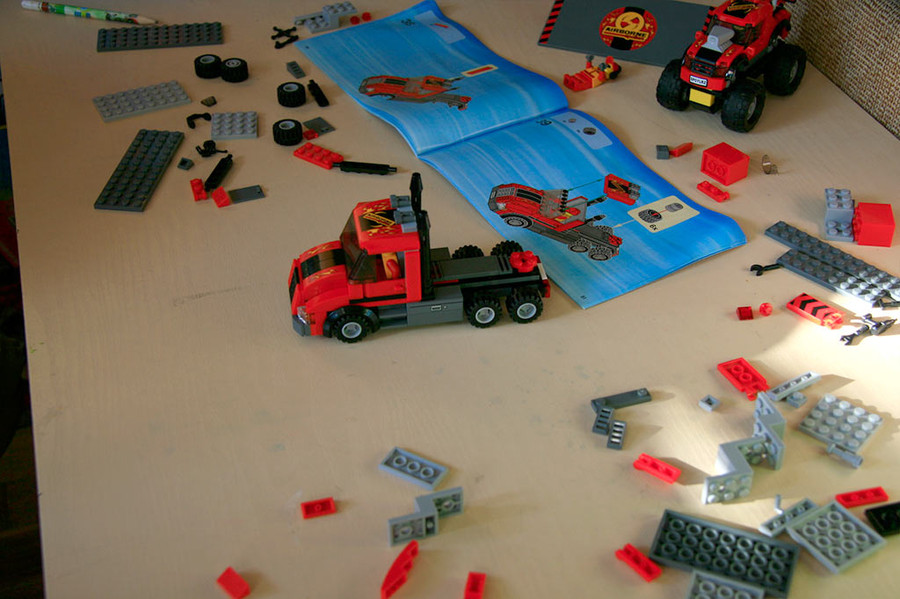 MonsterTruck szállítójárművel
