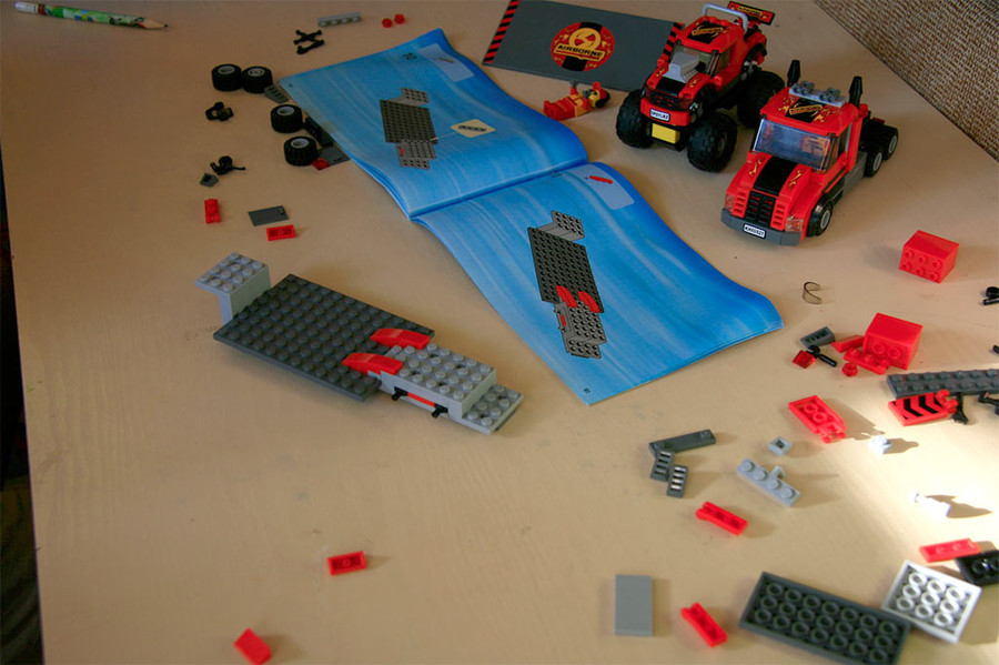 MonsterTruck szállítójárművel