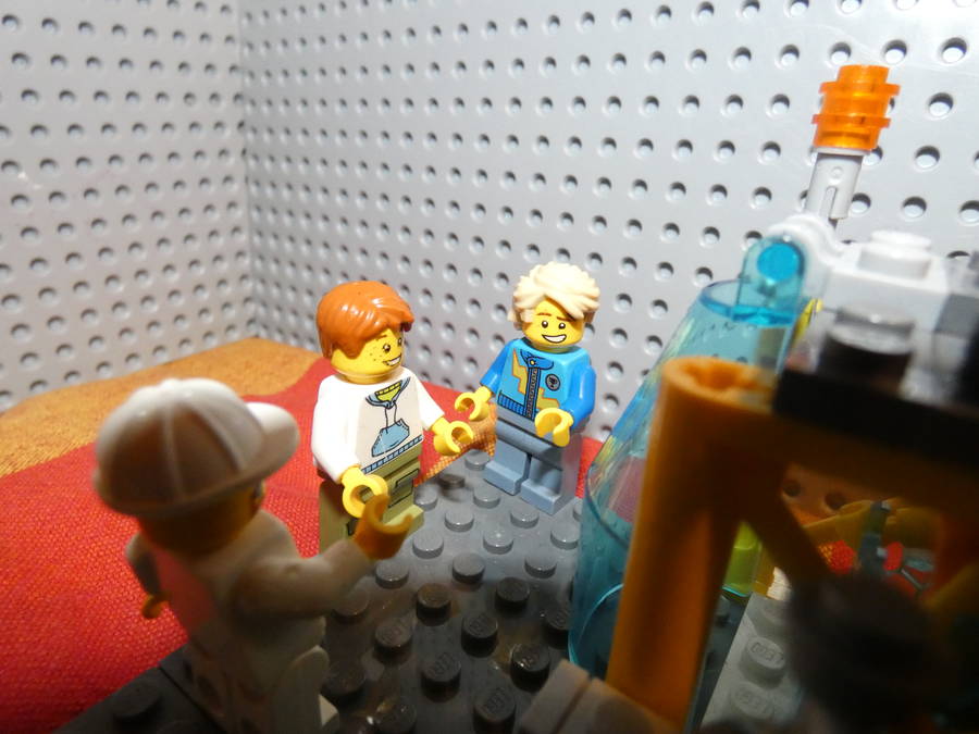 látogatás a laboratóriumba