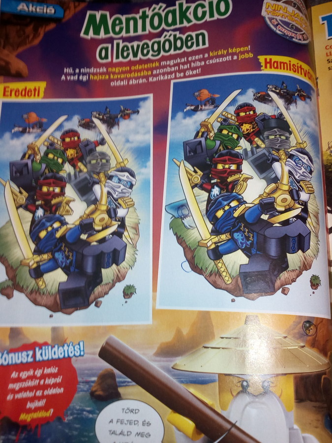 Cole a Ninjago magazinban