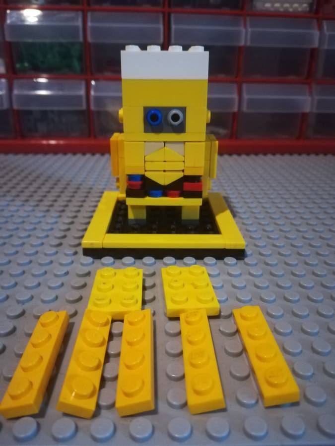 Brickheadz C-3po lépésenként
