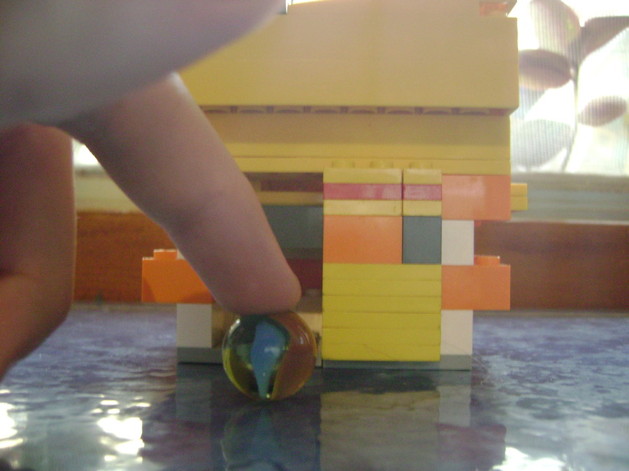 Lego üveg golyó adagoló