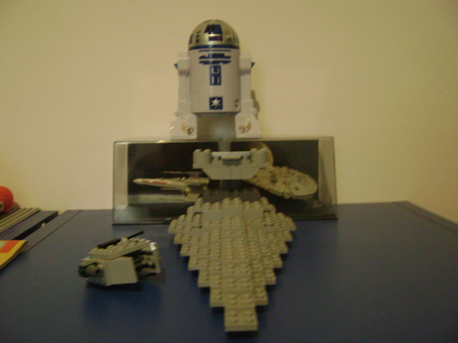 Star wars Csillagromboló,X-szárnyú és mini Millenium falcon
