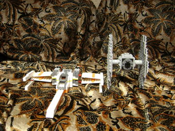 X-wing starfighter és Tie fighter