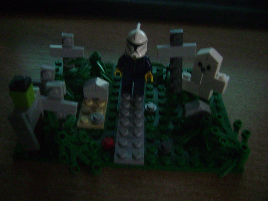 A temető Halloweenkor