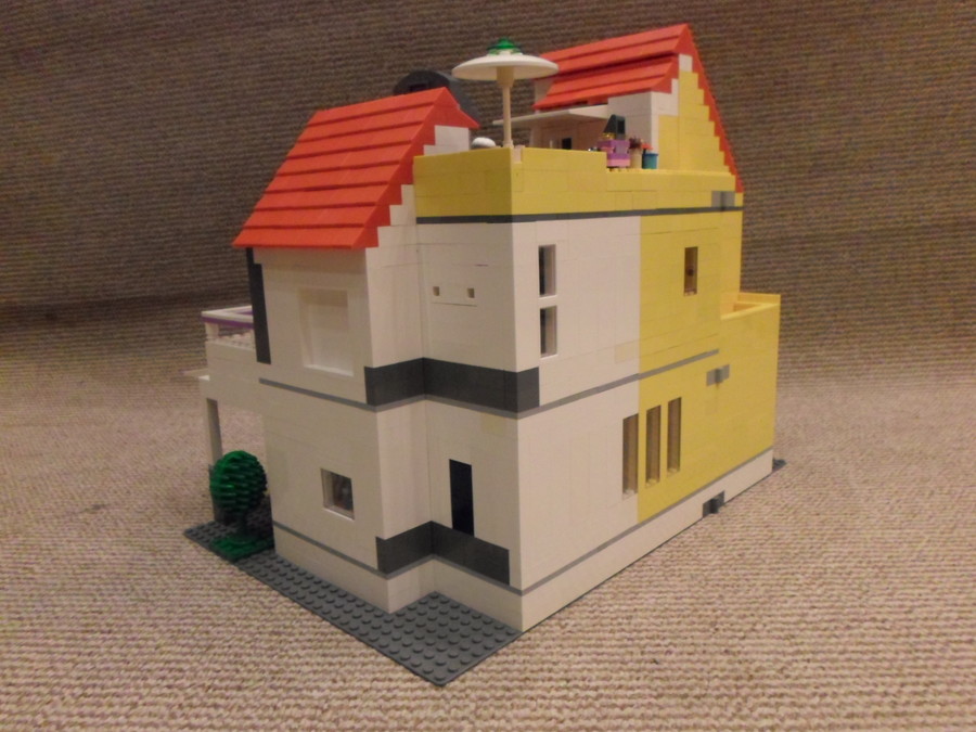 Zöld lego ház