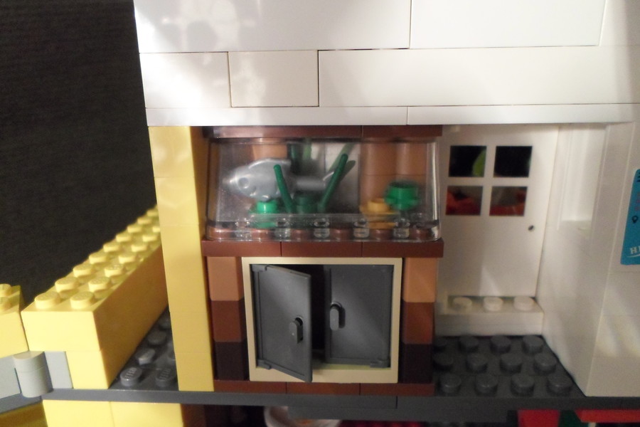 Zöld lego ház
