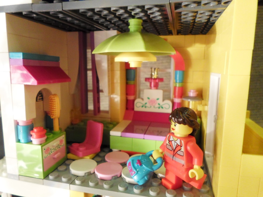 Zöld lego ház