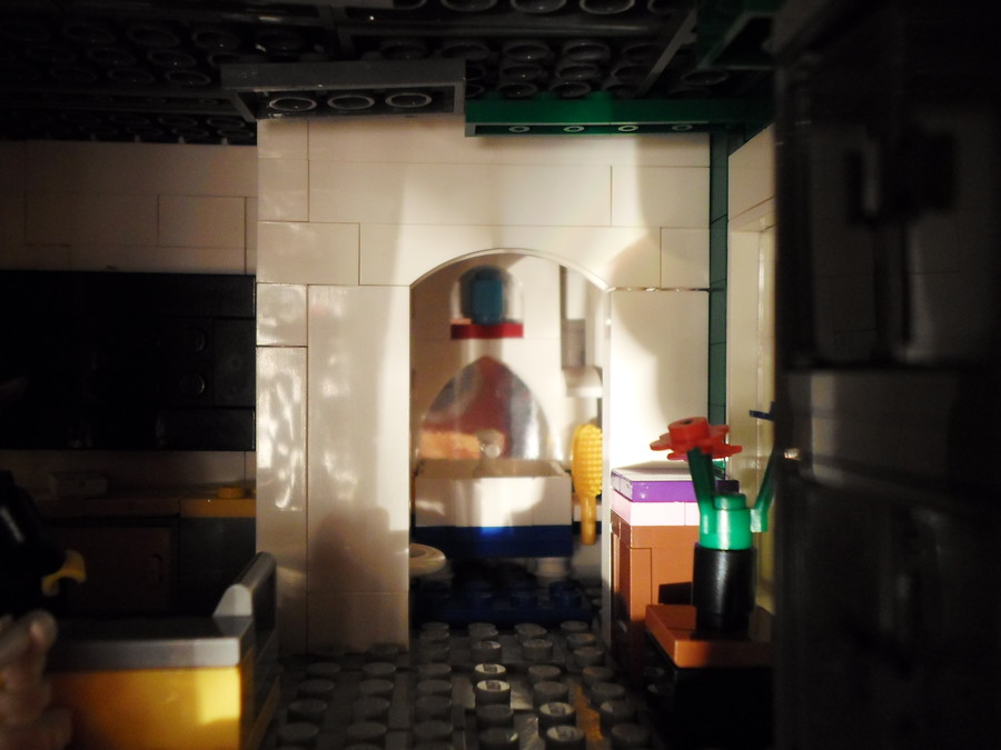 Zöld lego ház