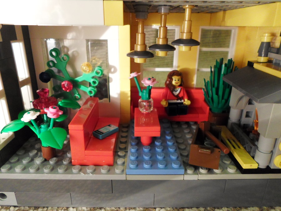 Zöld lego ház