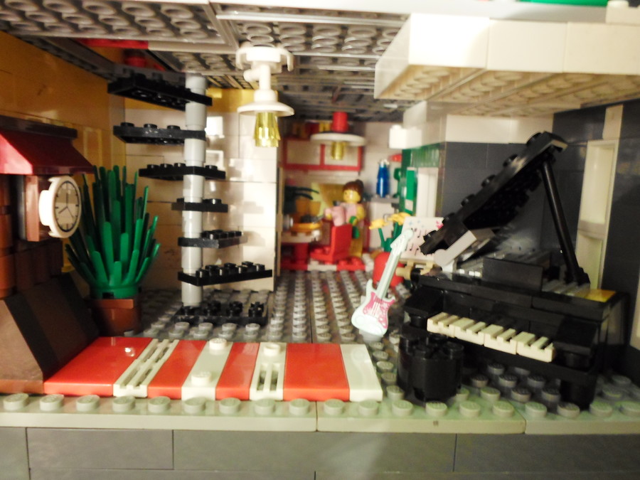 Zöld lego ház