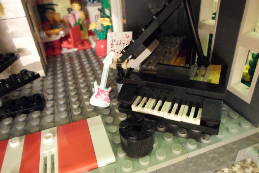 Zöld lego ház