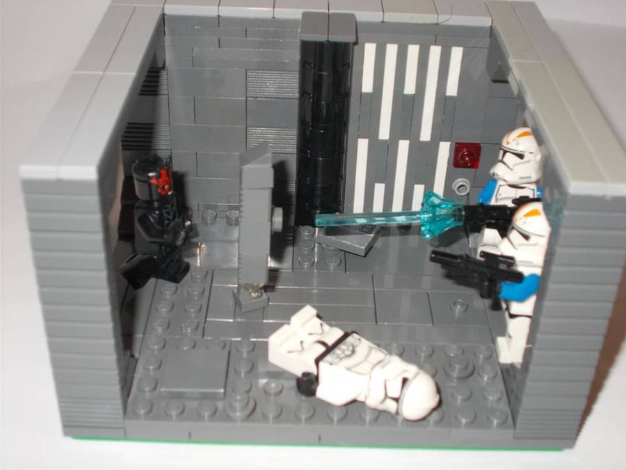Darth Maul vs Klónkatonák