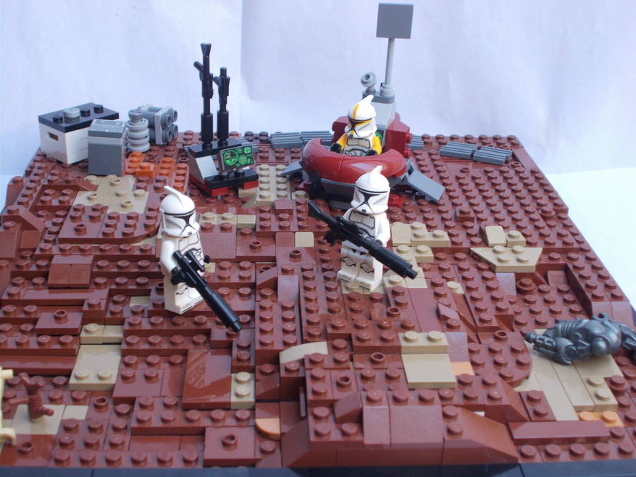 Star Wars II. Geonózis-i csata dioráma