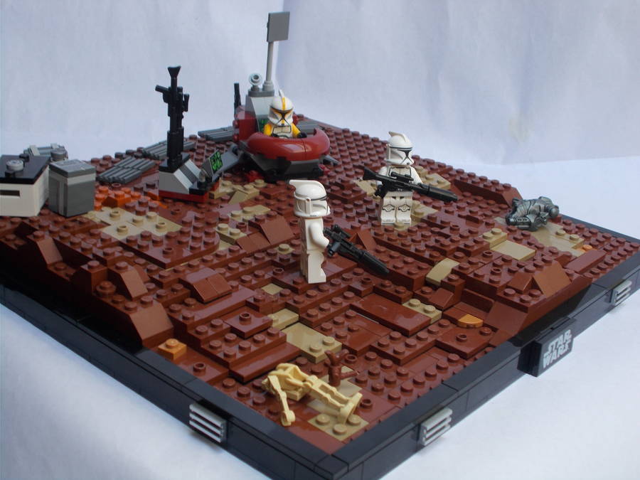 Star Wars II. Geonózis-i csata dioráma